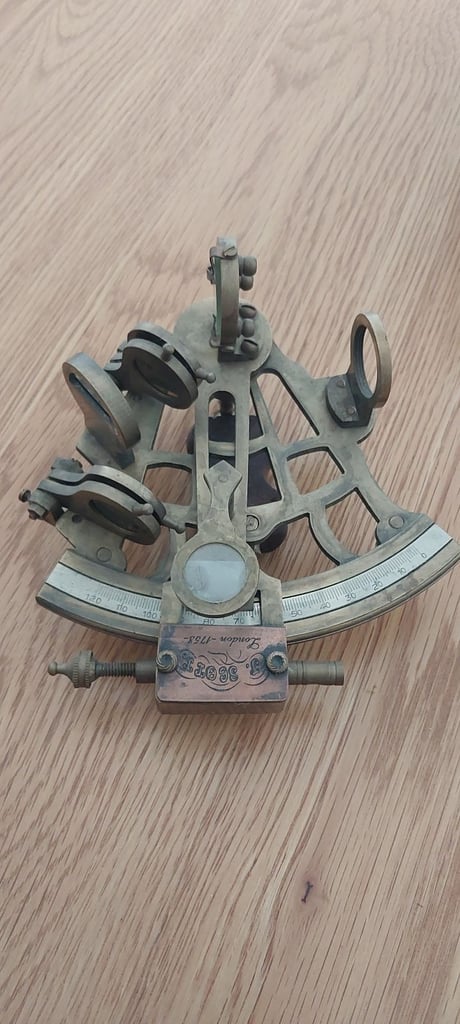 Brass Replica Nautical Sextant