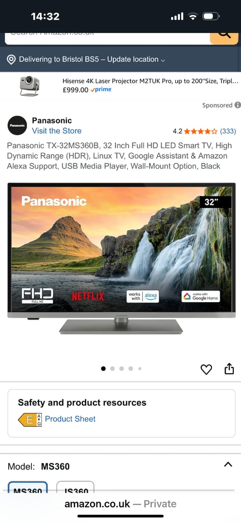 Sony television & Panasonic television both comes with wall mounts