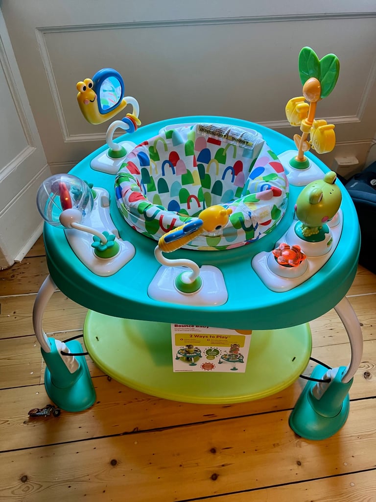 image for Bright Starts Jumparoo 2 in 1 Bouncer and Activity Table