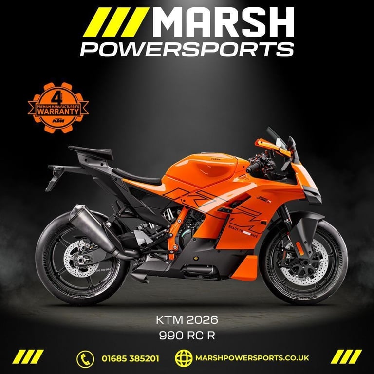image for KTM 990 RC R Orange 2026 - KTM Main Dealer - Reserve Now!