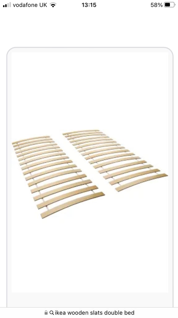 Wood slats for Double Bed