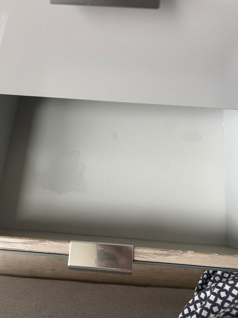 GREY BEDSIDE DRAWER - MUST GO ASAP