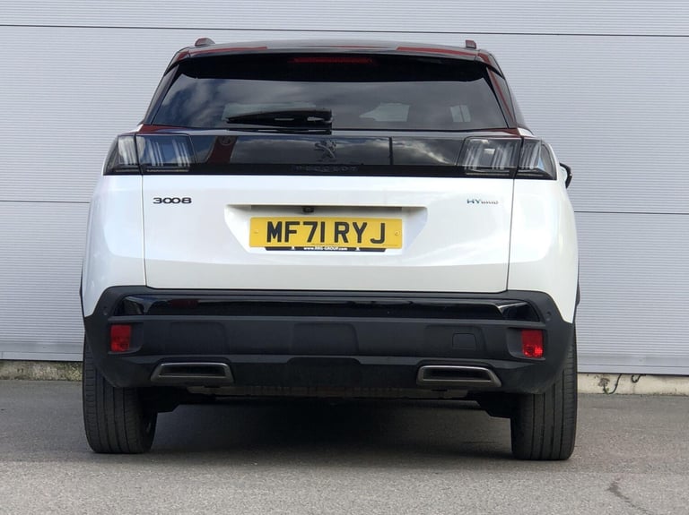 2021 Peugeot 3008 1.6 13.2kWh GT e-EAT Euro 6 (s/s) 5dr HATCHBACK Petrol/Electric Hybrid Automatic