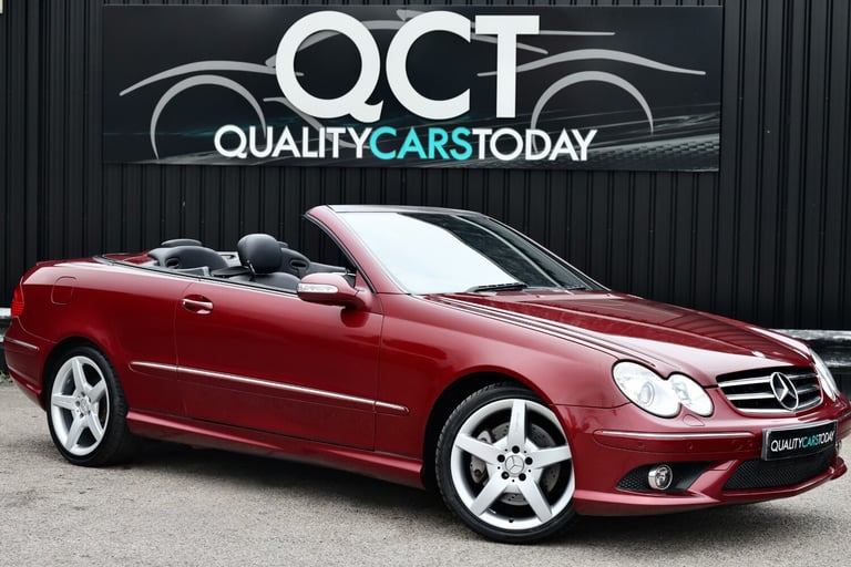image for 2009 Mercedes CLK 200K Automatic AMG Sport Convertible * Thulite Red + ULEZ *