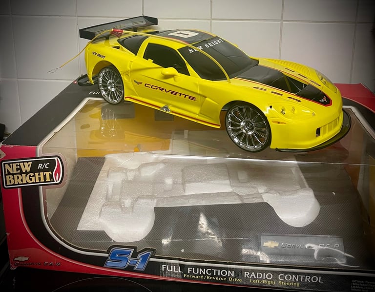 Vintage Radio control car corvette 