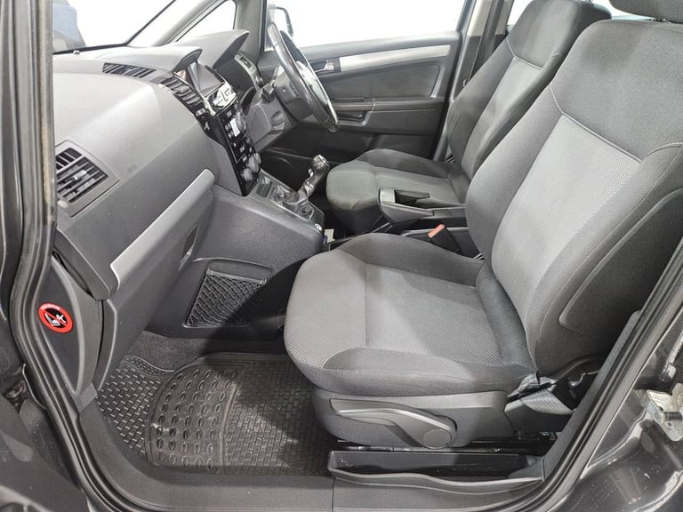2012 12 VAUXHALL ZAFIRA 1.6 16V DESIGN MPV 5DR PETROL MANUAL EURO 5 (SNAV) (115 