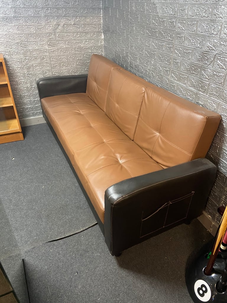 Brown sofa - sofa bed - Southend On sea 