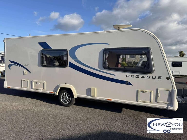 2012 Bailey Pegasus Milan 4 Berth 'U' Shaped Lounge Caravan - STOCK S086