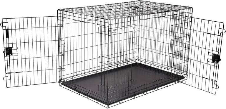 Unused Amazon Basics XXL Foldable Metal Dog Crate XXL (122cm)