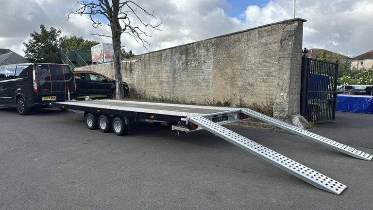 image for BRAND NEW 6M x 2,1M TRI AXLE MARS FLATBED TRAILER/CAR TRANSPORTER 3500KG