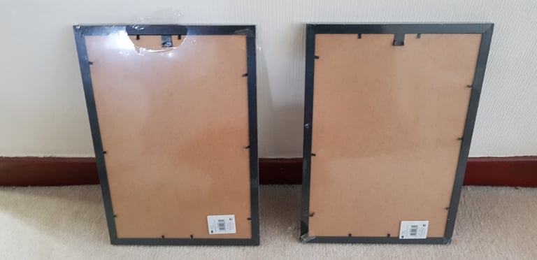NEW IN WRAPPER - 2 X PICTURE/PHOTO FRAMES WITH GLAZING FROM BOOTS - £20 THE LOT