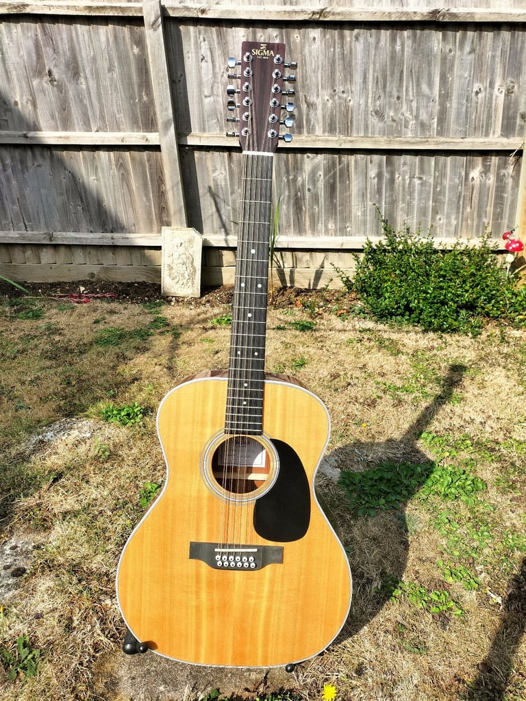 Sigma 12 string acoustic with fish man pick up
