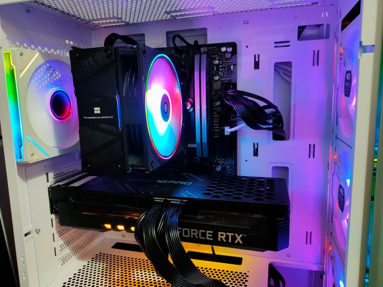 Gaming PC Ryzen 5 8400F, DDR5 32gb, Nvidia RTX 3070 Ti, 1tb NVMe, 800w
