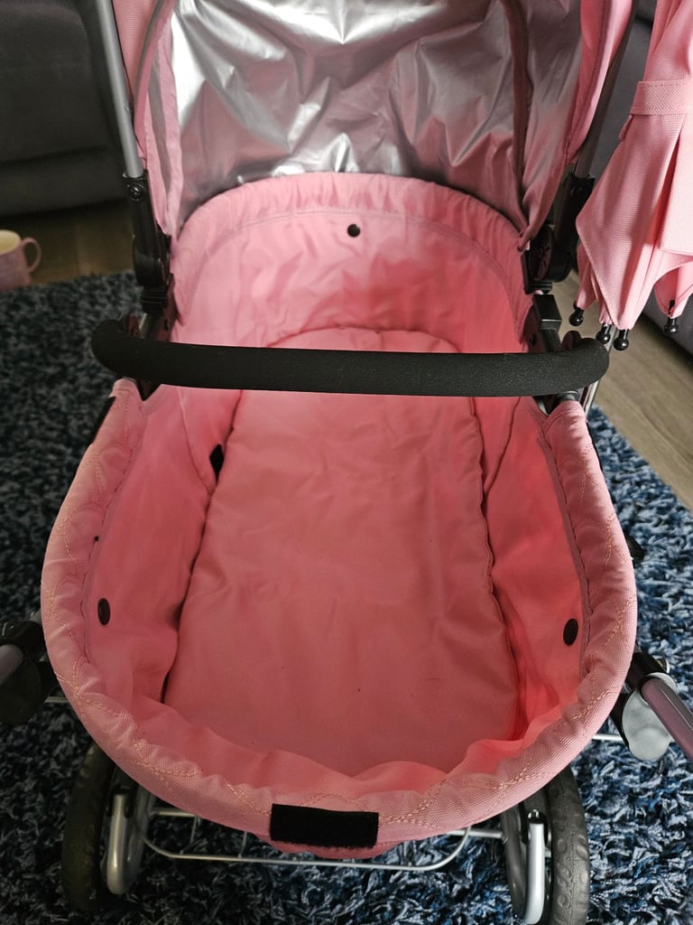 Girls doll pram