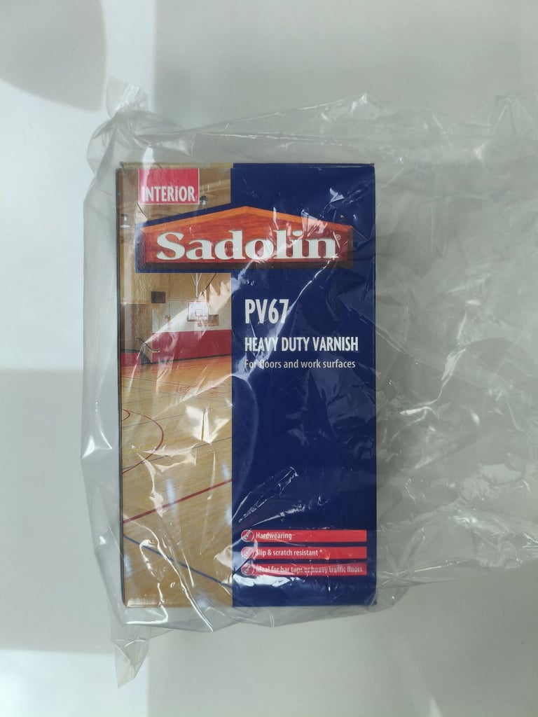 Sadolin PV67 Heavy Duty Wood Varnish 1 litre Satin Finish Lacquer, Worktops, floors