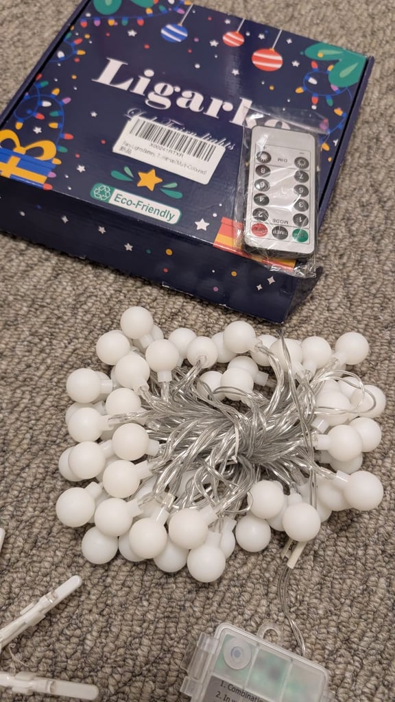 Bundle of Christmas lights