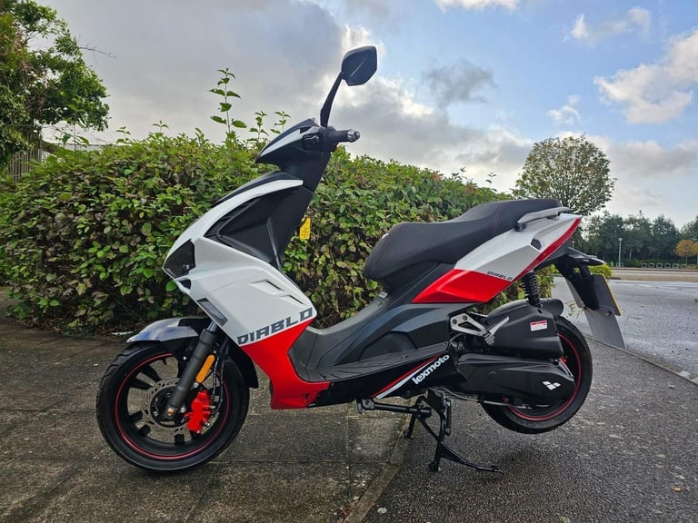 LEXMOTO DIABLO 125CC EURO 5 NEW SCOOTER Red Auto Petrol 2022 