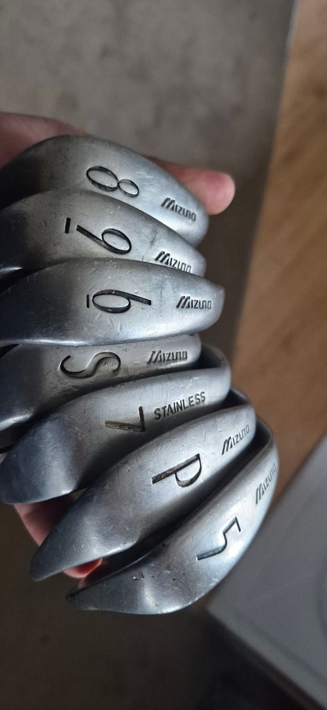 Mizuno Astron FWD Iron Set, 5-SW, Dynaflex 2220 Steel Shafts, Spalding 7 Iron