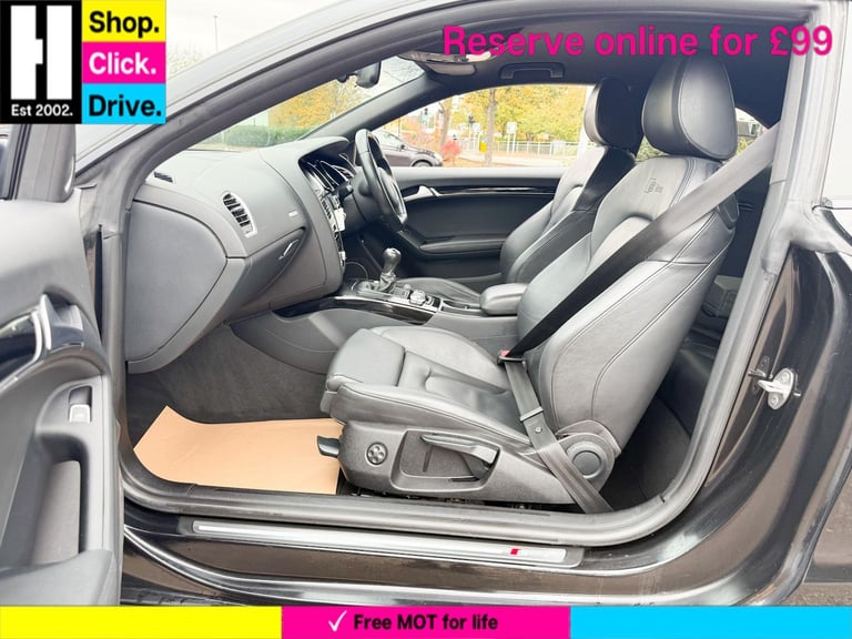 2013 Audi A5 2.0 TDI Black Edition Coupe 2dr Diesel Manual Euro 5 (s/s) (177 ps) COUPE Diesel Manual