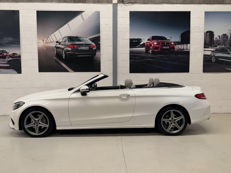 2017 Mercedes-Benz C Class 2.0 C200 AMG Line Cabriolet 2dr Petrol G-Tronic+ Euro 6 (s/s) (184 ps)...