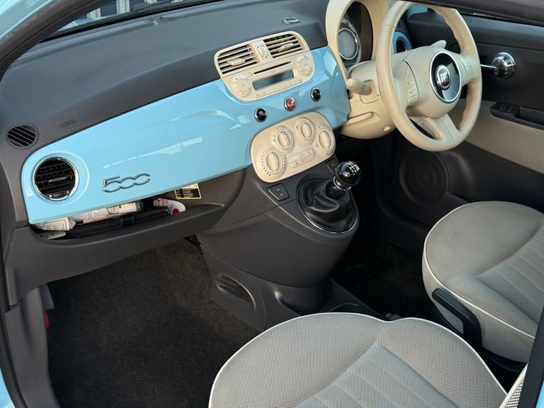 2012 Fiat 500 1.2 Lounge 3dr [Start Stop] HATCHBACK Petrol Manual