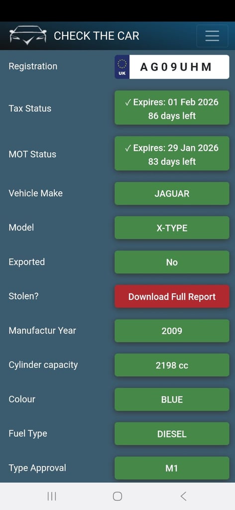 Jaguar, X-TYPE, Saloon, 2009, Other, 2198 (cc), 4 doors