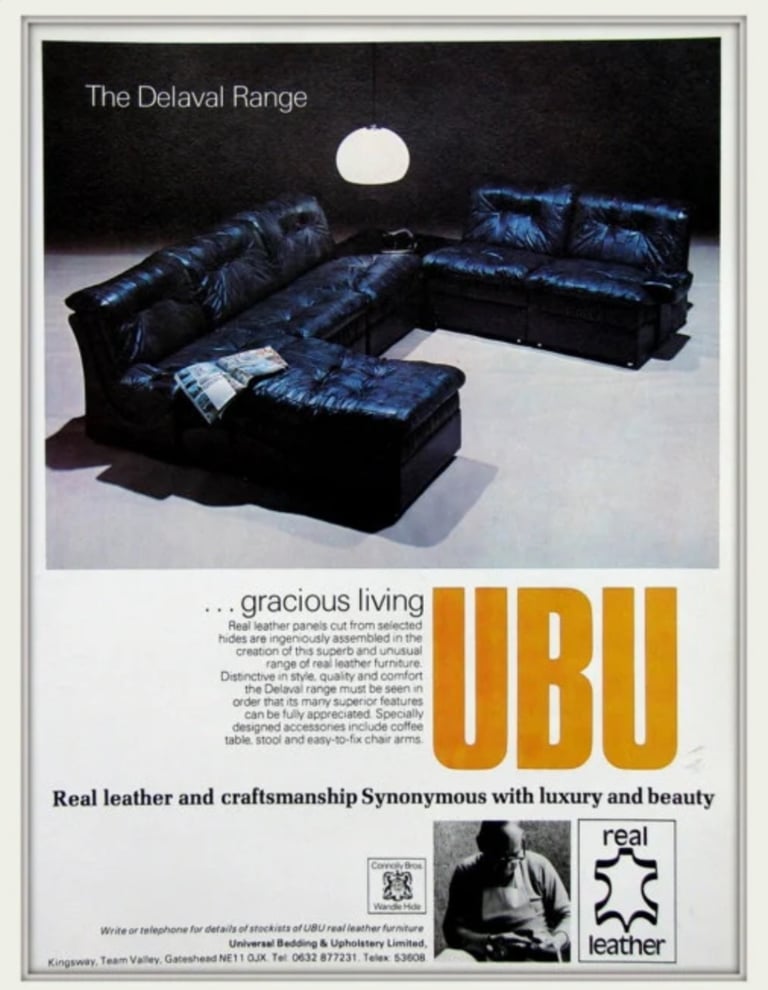 image for UBU vintage early 70 sofa very collectible 