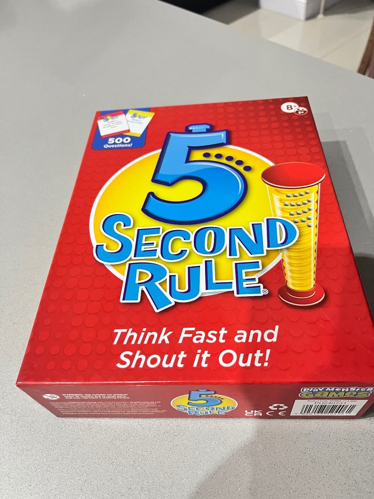 5 second rule board game 