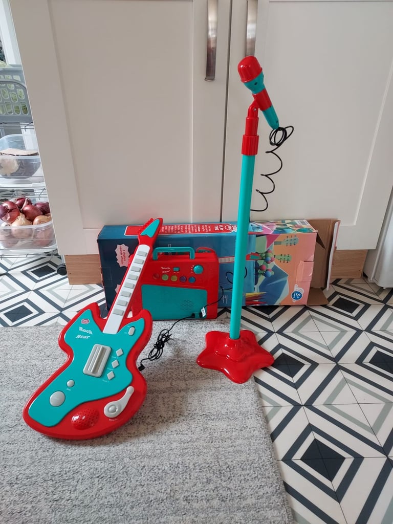 Chad Valley Guitar, Microphone and Amplifier 