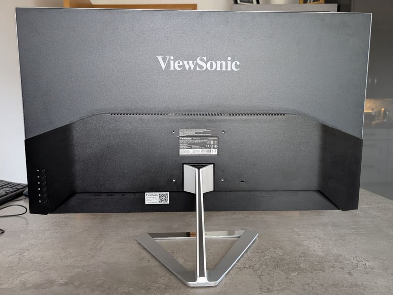 ViewSonic VX3276-2K-MHD 32" WQHD IPS Monitor – Ultra-Slim Frameless Design, HDMI, DP, Speakers