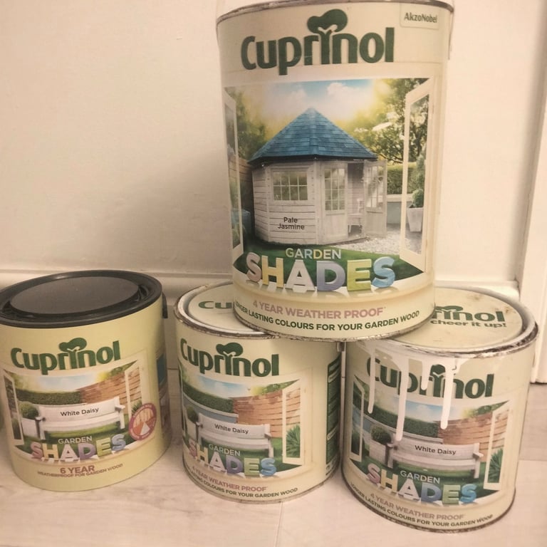 Cuprinol fence paint 4 x 2.5litre tins