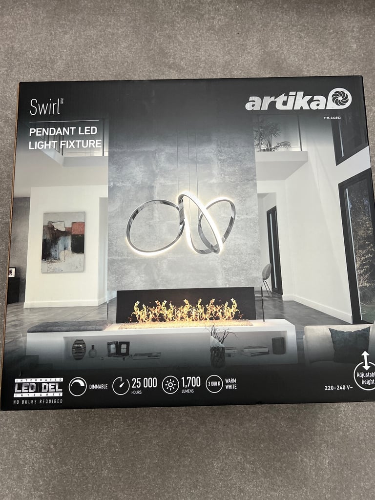 image for artika pendant led light fixture