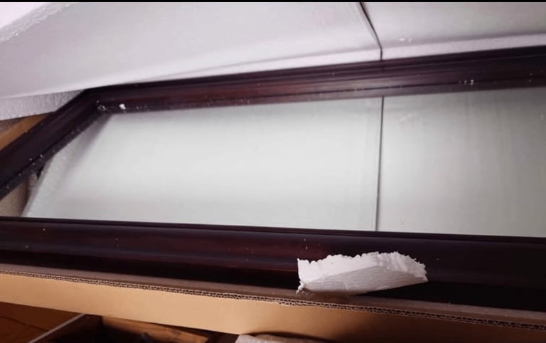 Solid mahogany mirror 150x60cm