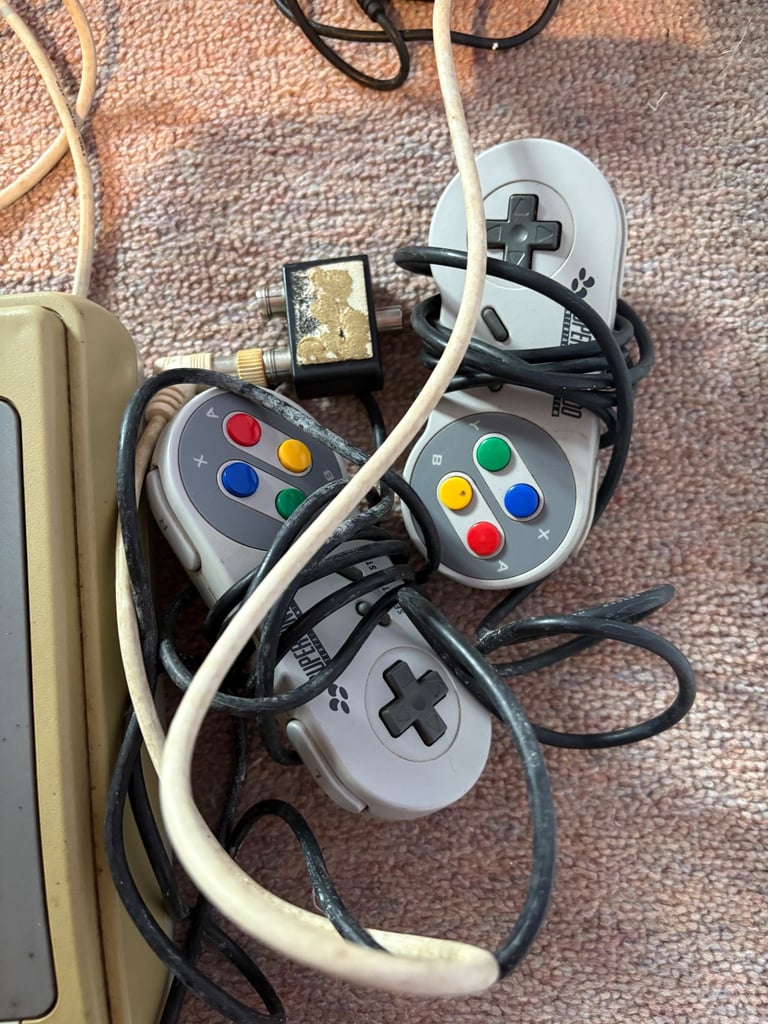 Super Nintendo Console and games 