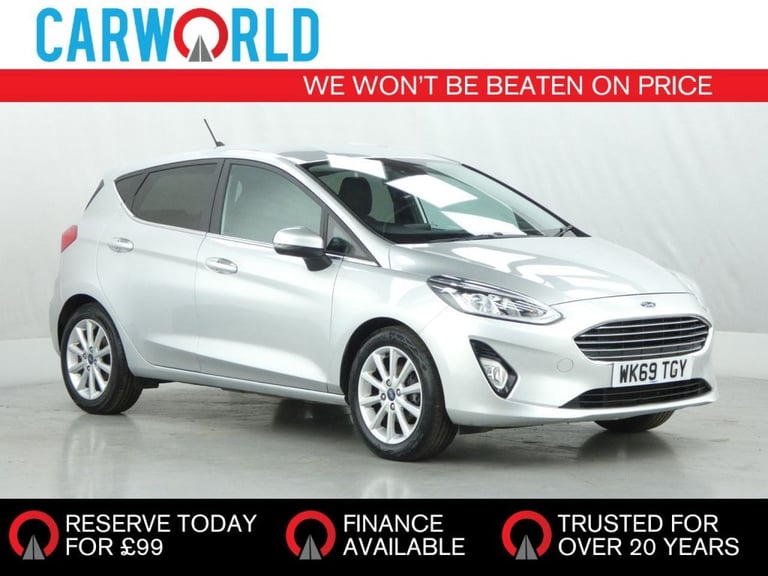 2019 Ford Fiesta 1.0T EcoBoost GPF Titanium Hatchback 5dr Petrol Manual Euro 6 (s/s) (125 ps Hatc...
