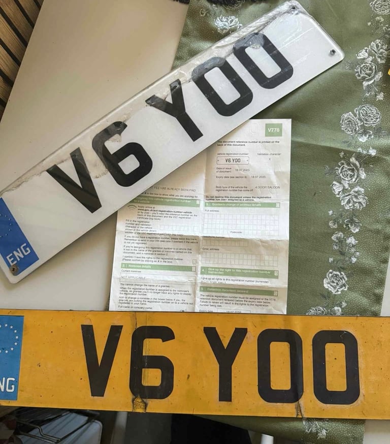 V6 YOO PRIVATE PLATE