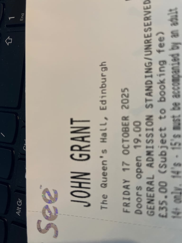 image for John Grant - Queen’s Hall, Edinburgh 