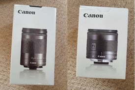 Canon EF-M 18-150mm Lens and Canon EF-M 11-22mm Lens - separate prices in advert