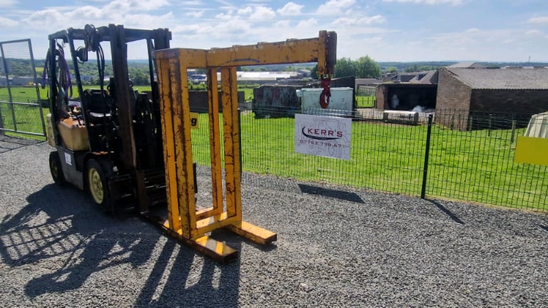 Forklift lifting frame jib with hook tractor telehandler 