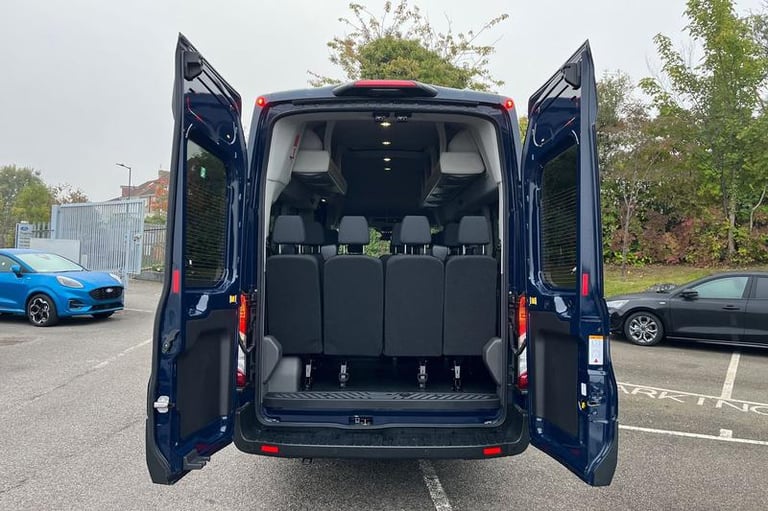 2025 Ford Transit 460 Leader L4 H3 ELWB High Roof 17 Seat Minibus RWD 2.0 EcoBlue 165ps, PRIV Min...