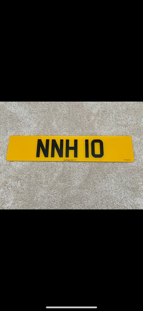 image for Dateless number plate/cherished/private number plate NNH 10