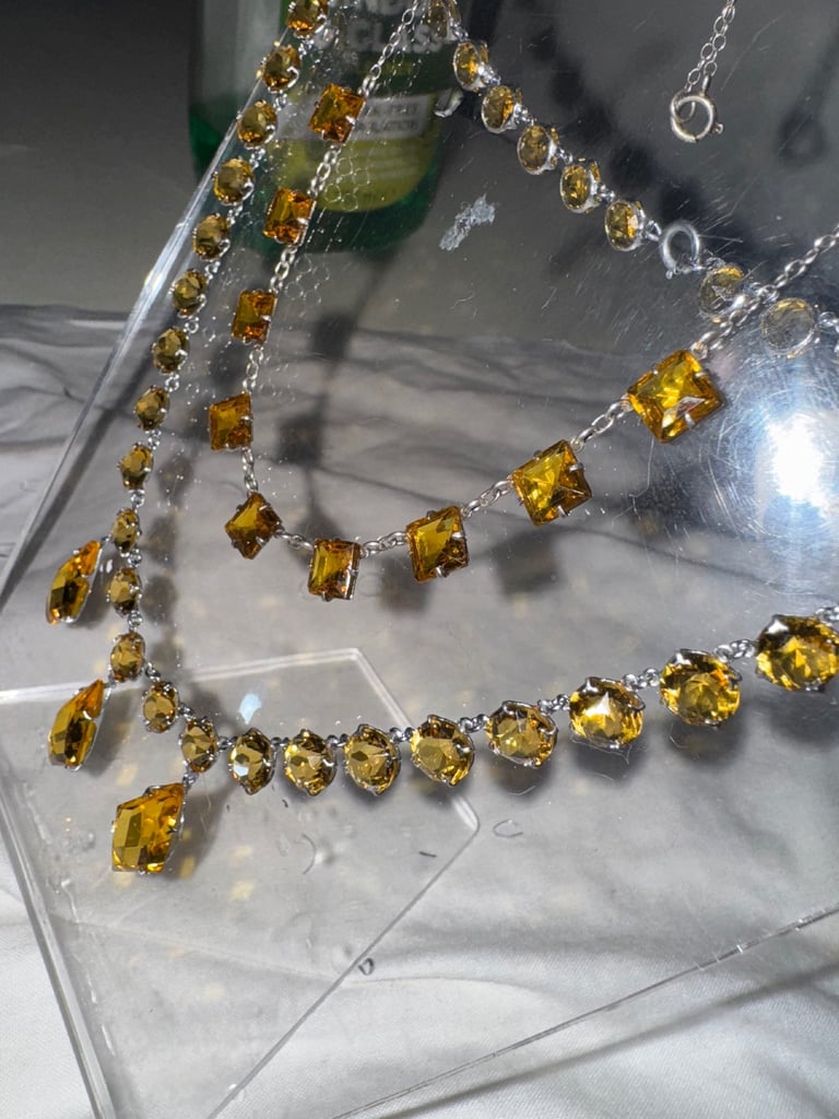 image for Antique citrine. Necklaces-2