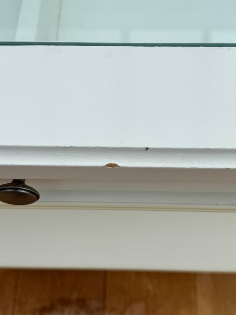 IKEA Liatorp coffee table white square with drawer