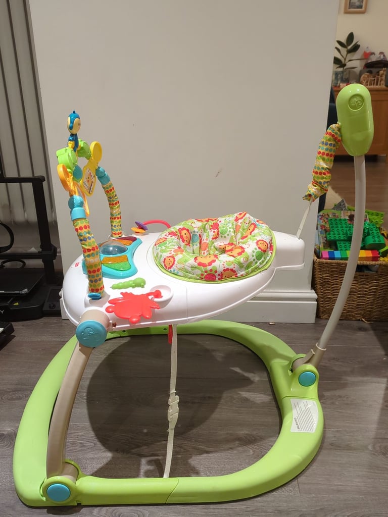 image for Fisher Price Baby Bouncer Jumperoo activity center - great condition