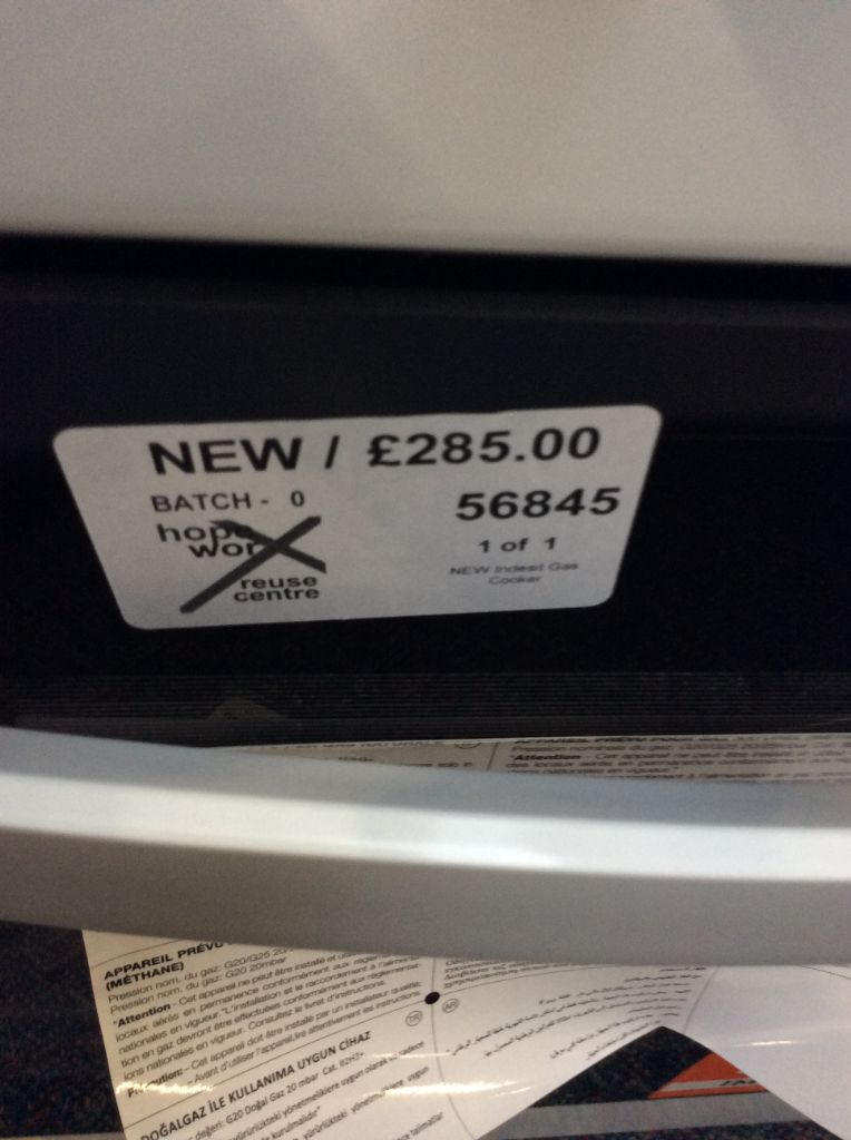 New Indesit Gas Cooker #56845 £285