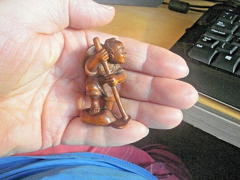 Netsuke gifts hand carved wooden collectable ornament over 270 to choose from