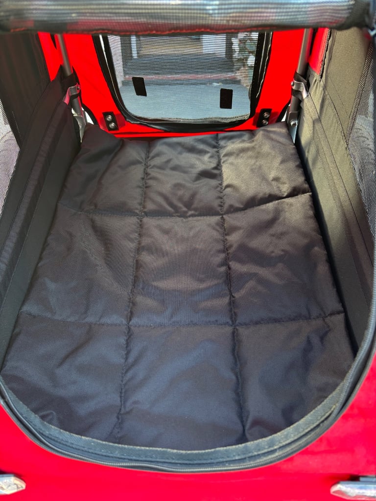 TRIXIE Pet Bike Trailer, Dog Bicycle Trailer, Foldable, Easy to Assemble