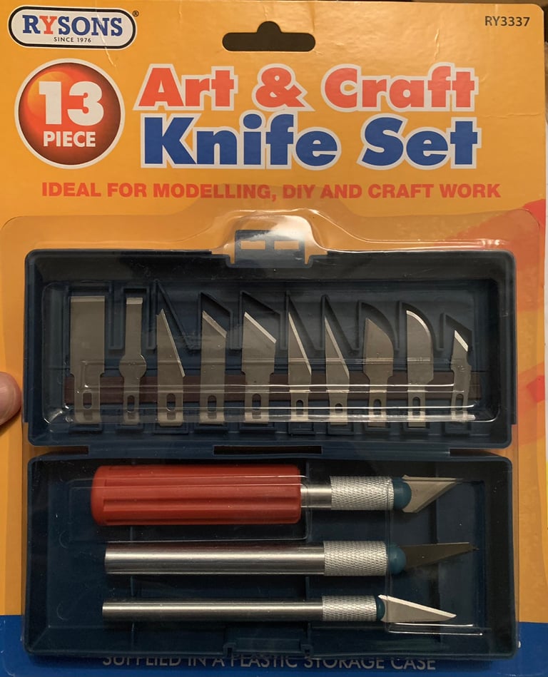 New 13 pieces art & craft knife set for modelling craft DIY