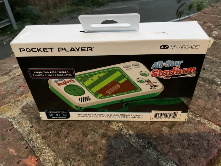 MY ARCADE: ALL STAR STADIUM POCKET PLAYER DGUNL3275 - RETRO GAME - NEW | SEALED