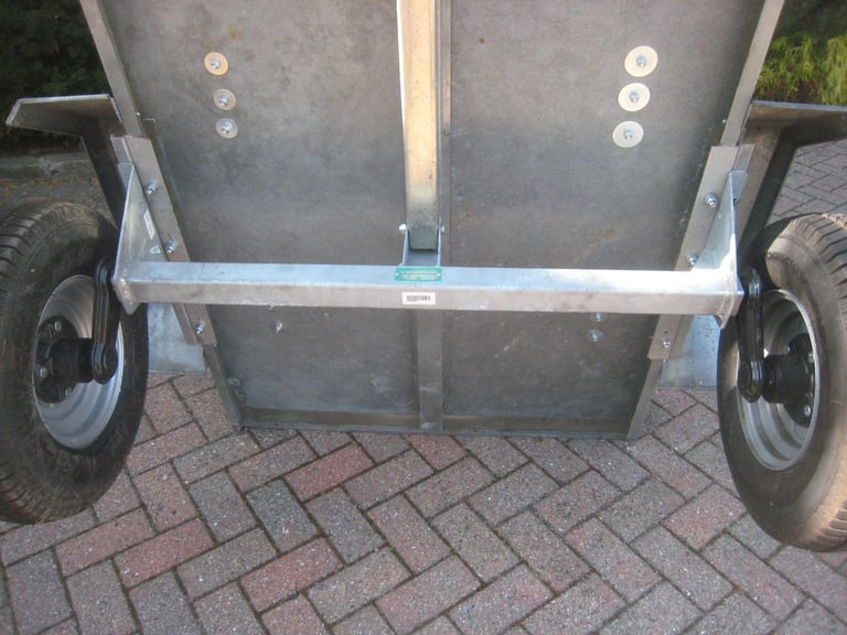 Erde water bowser trailer,600 litre IBC tank, Jockey wheel, Light board